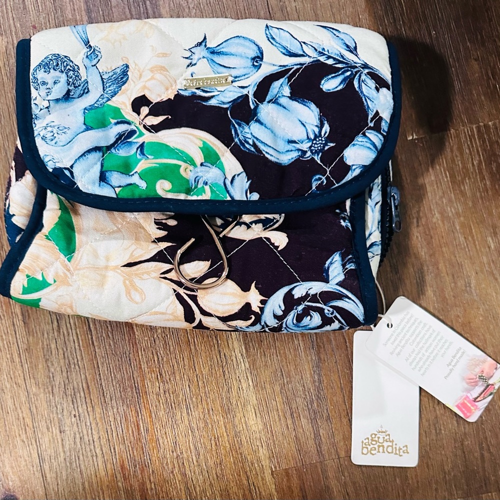Agua Bendita Blue and Green Baby Bag